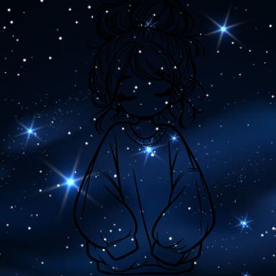 girl with baggy sweatshirt and messy bun