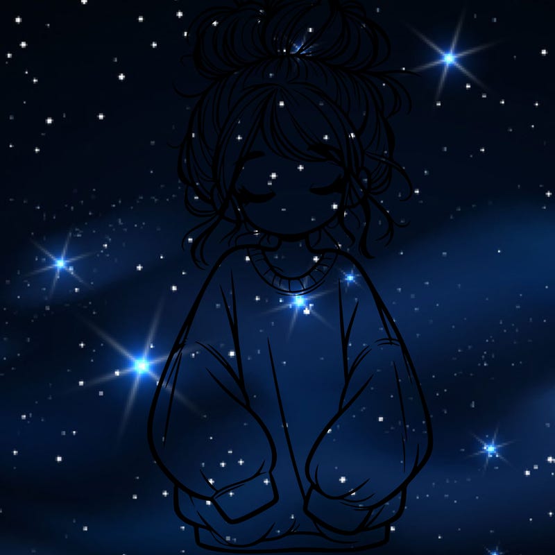 girl with baggy sweatshirt and messy bun