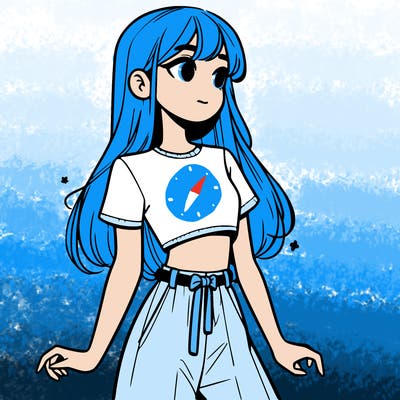 girl in a cute crop top