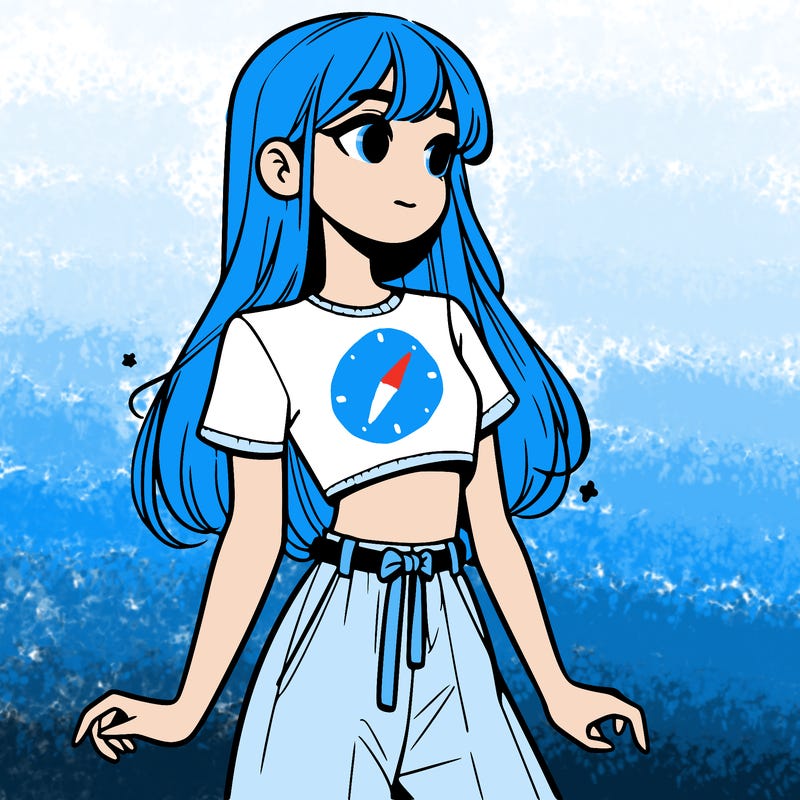 girl in a cute crop top