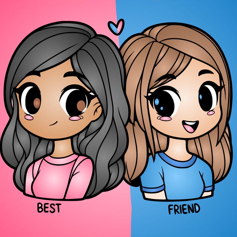 2 girl bff
