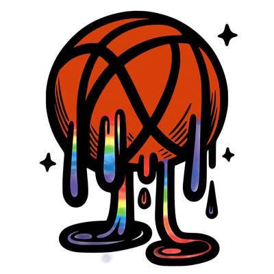 dripping basketball