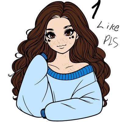 a beautiful girl in a big sweatshirt