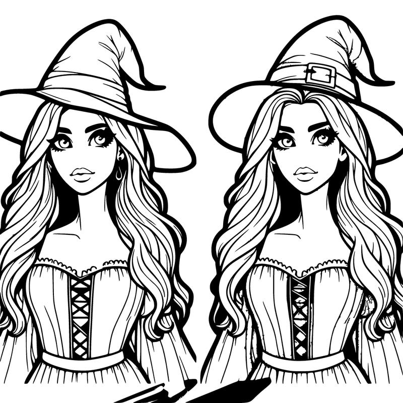 2 realistic witches