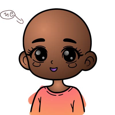 girl with no hair