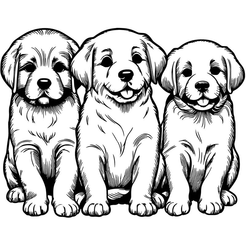 realistic puppies