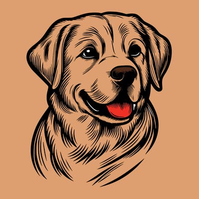 realistic dog