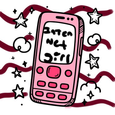 phone with no design on it