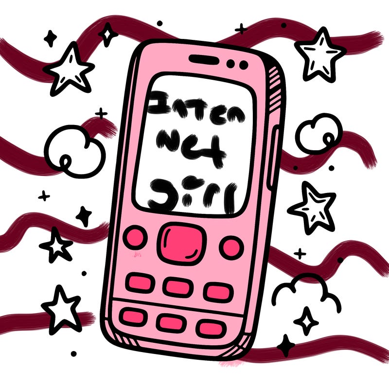 phone with no design on it