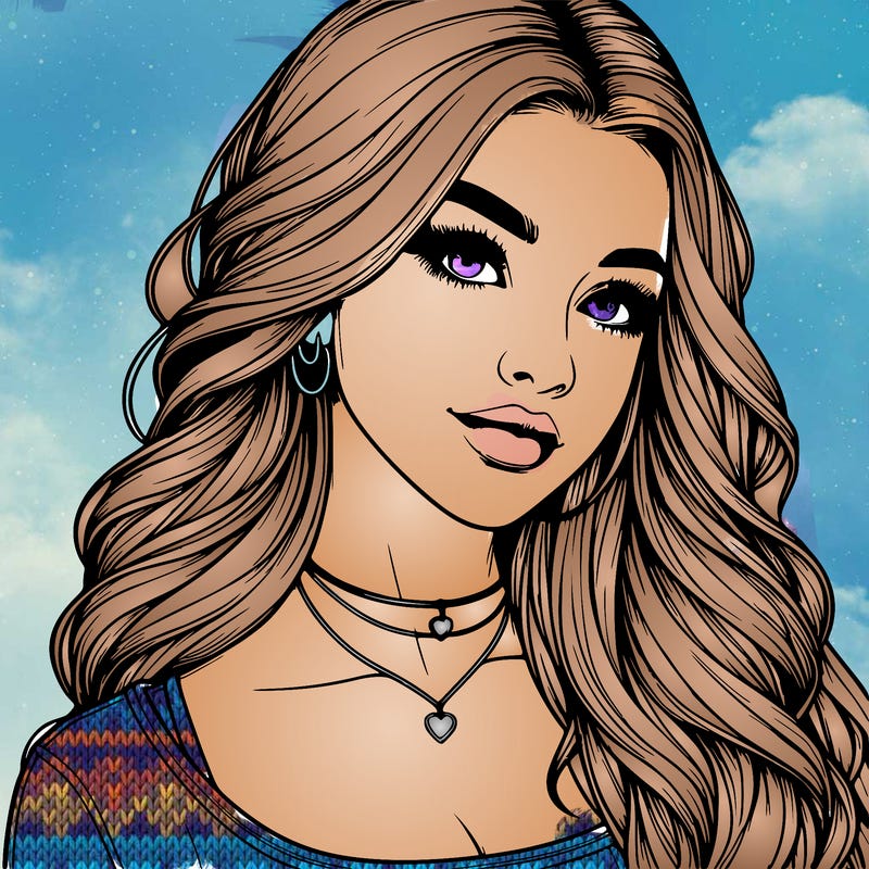 detailed realistic girl