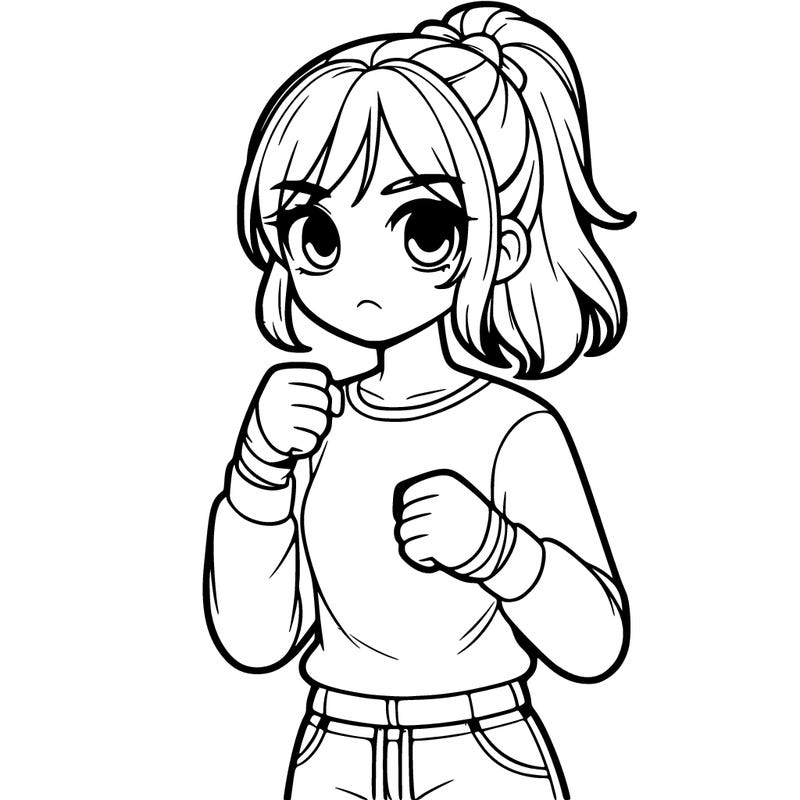 realistic girl who got in a fight