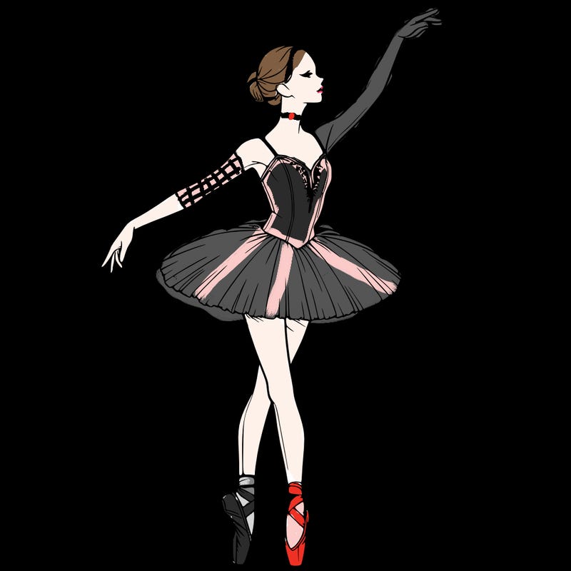realistic ballerina