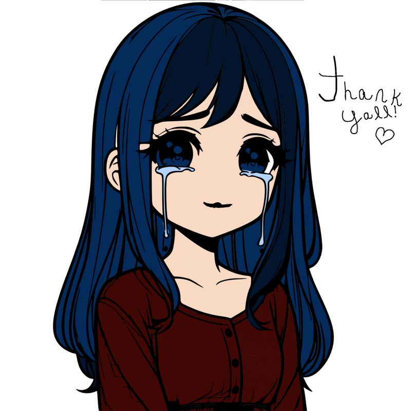 realistic girl crying