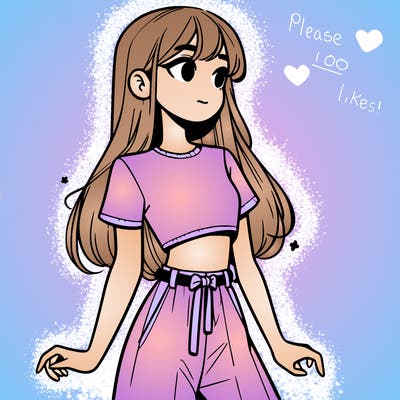 girl in a cute crop top