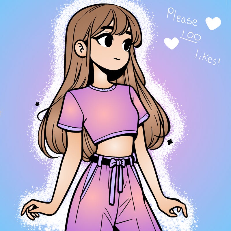 girl in a cute crop top