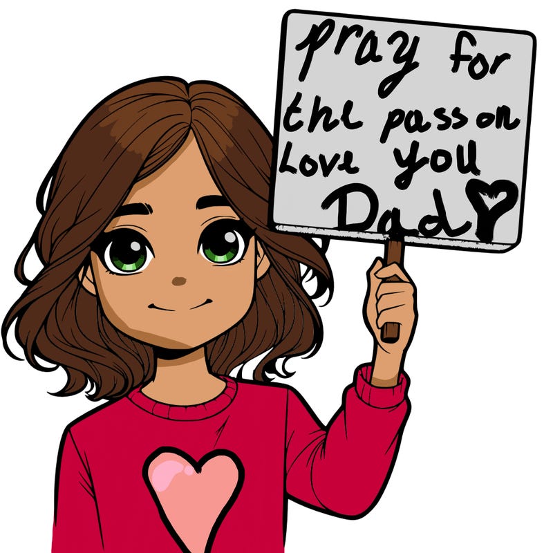 realistic girl holding up a sign