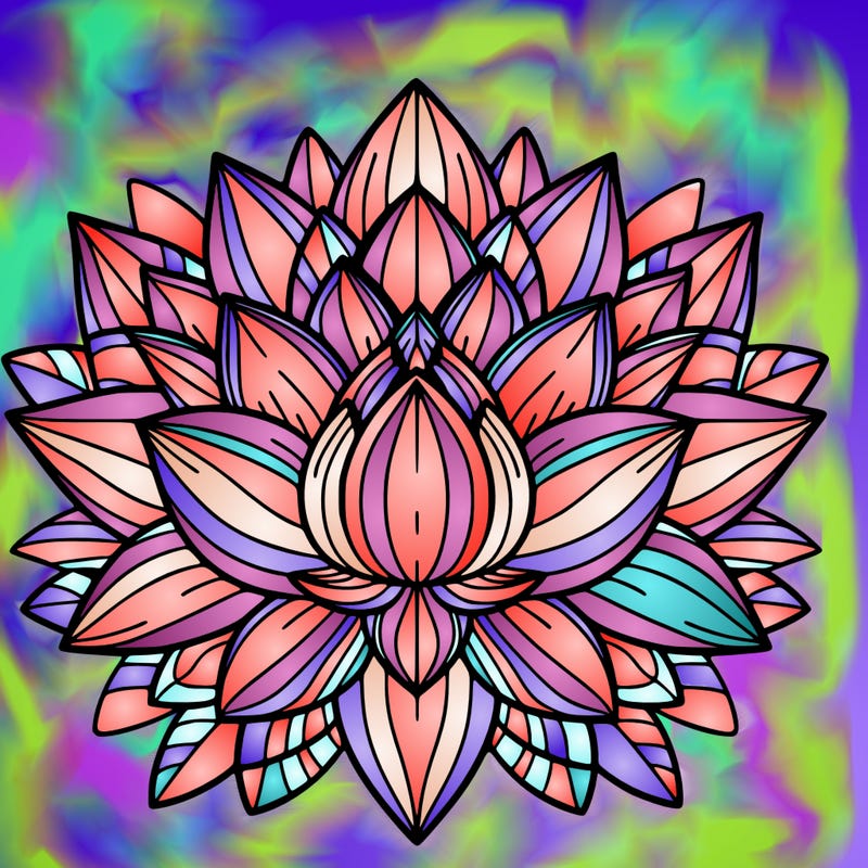 lotus flower mandala
