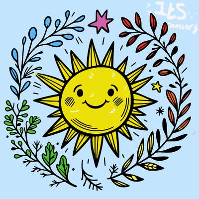 january sun