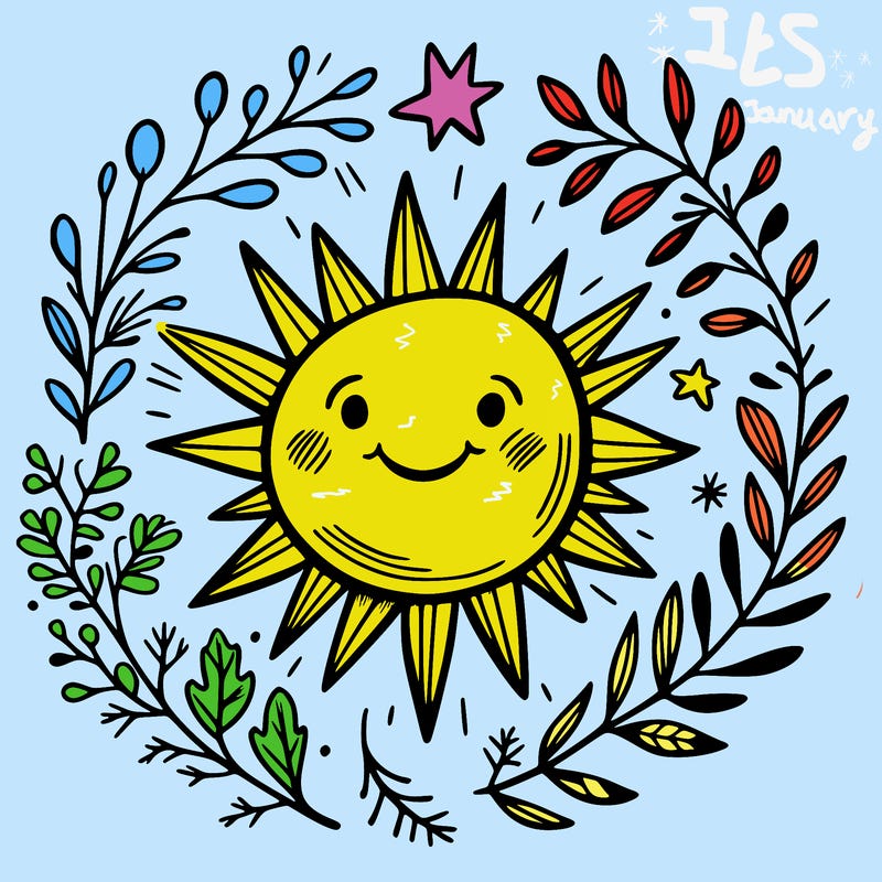 january sun