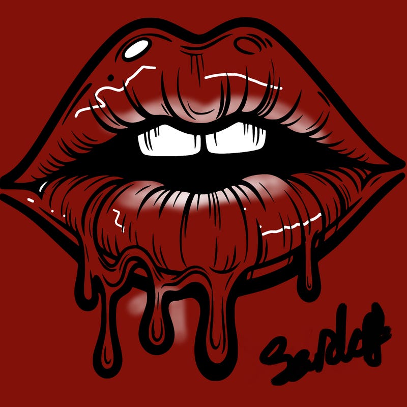 lips that look realistic and drip