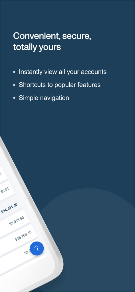 UNFCU Digital Banking mobile app interface highlighting account view and navigation features