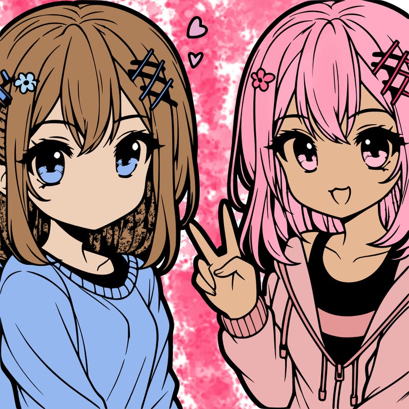cute anime teen girl