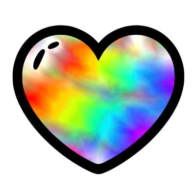 a blank heart