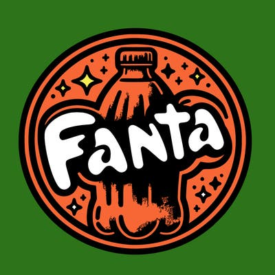 fanta logo circle