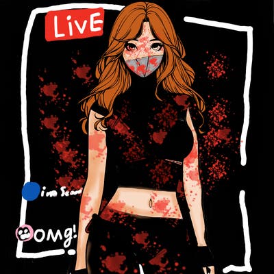 realistic girl with a revealing swimsuit