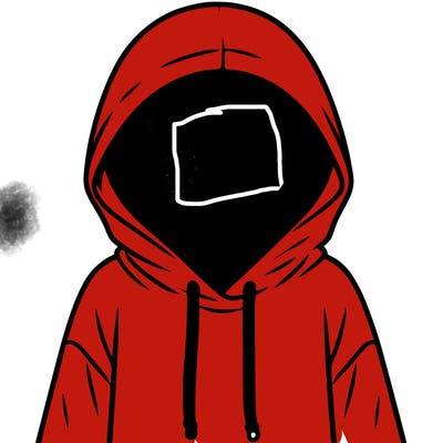 faceless girl in hoodie