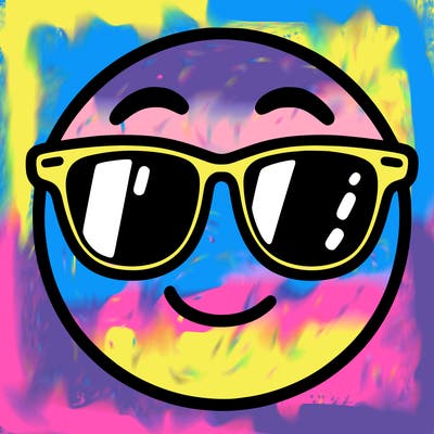 emoji with sunglasses