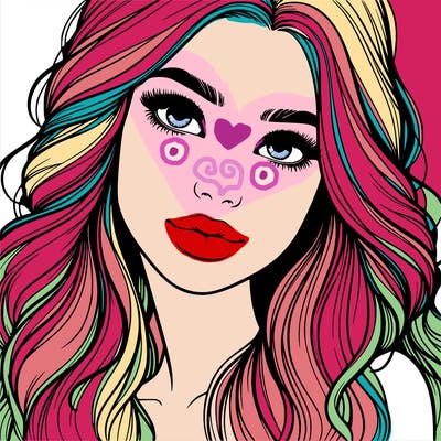 beautiful realistic girl