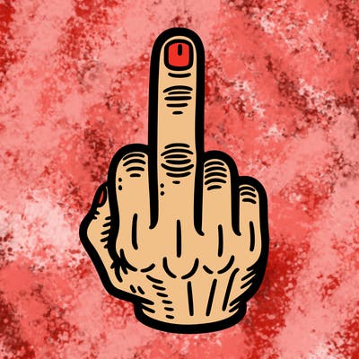 middle finger