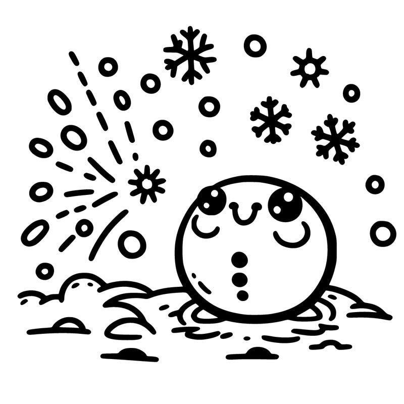 snowing