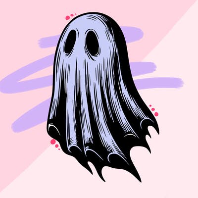 realistic creepy ghost