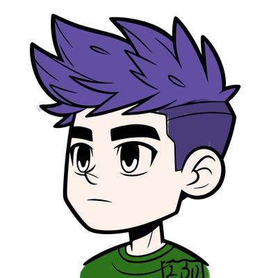 guy with short spikey hair