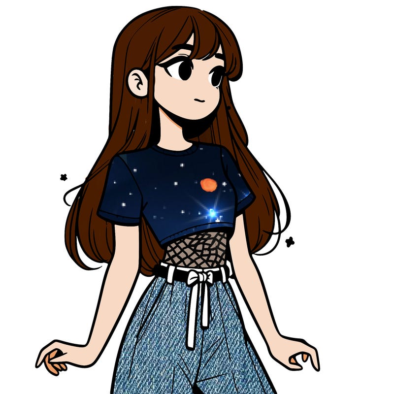 girl in a cute crop top