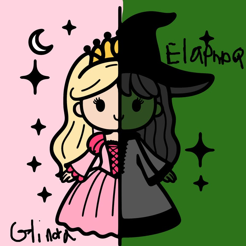 split princess and witch