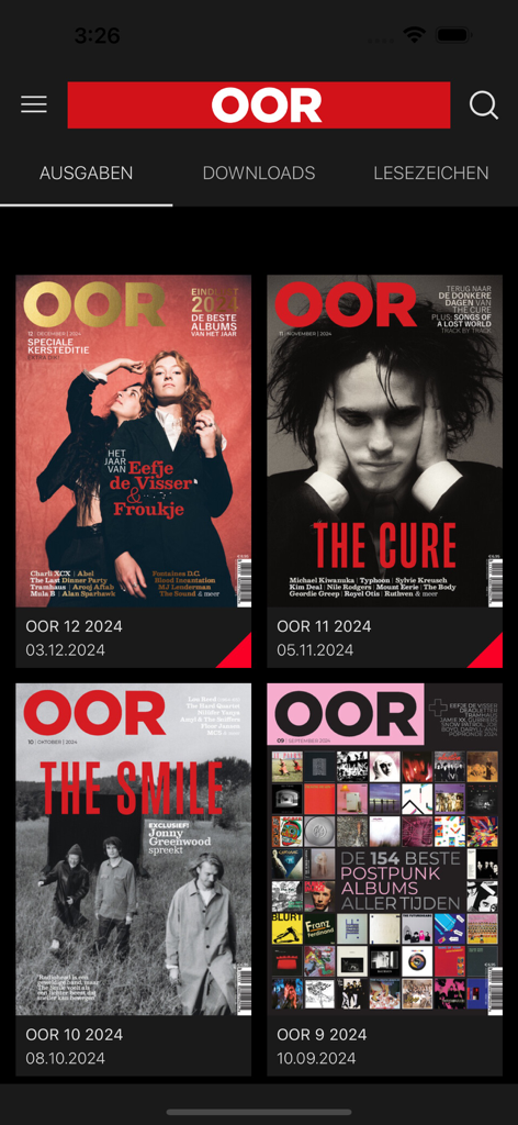 OOR Magazine NL - Music App | MWM