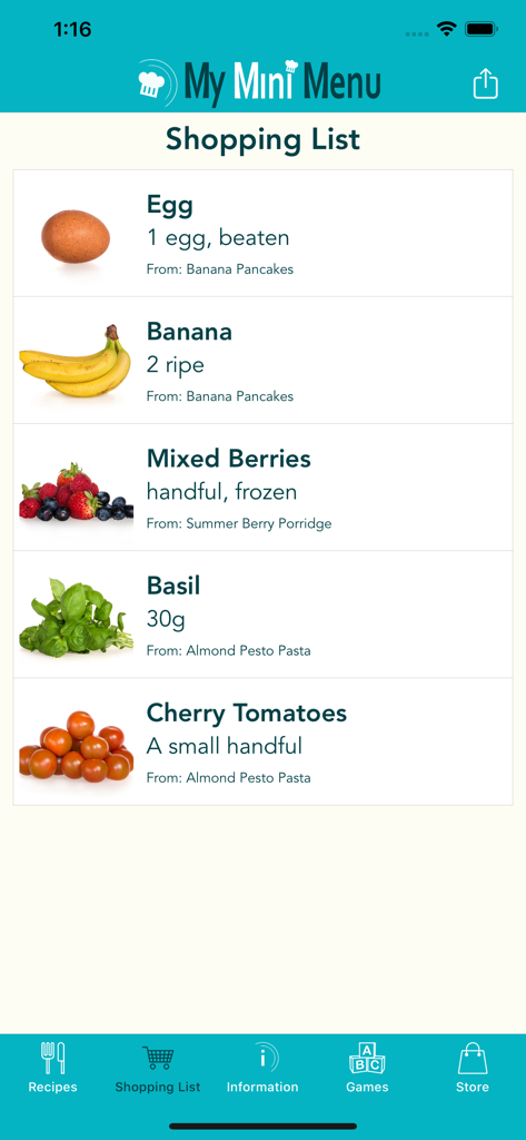 My Mini Menu - Food & Drink App | MWM