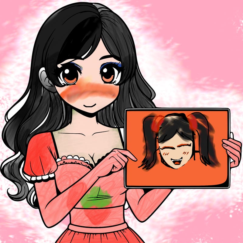 realistic pretty girl holding blank sign