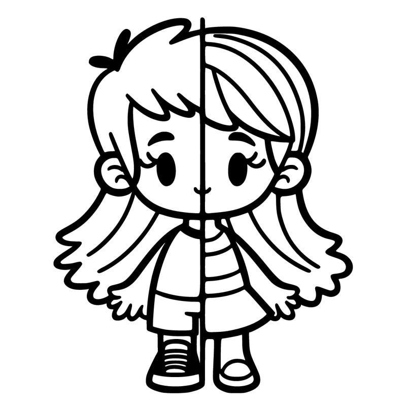 half girl half boy