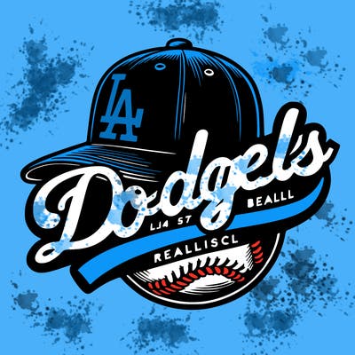 la dodgers baseball realistic