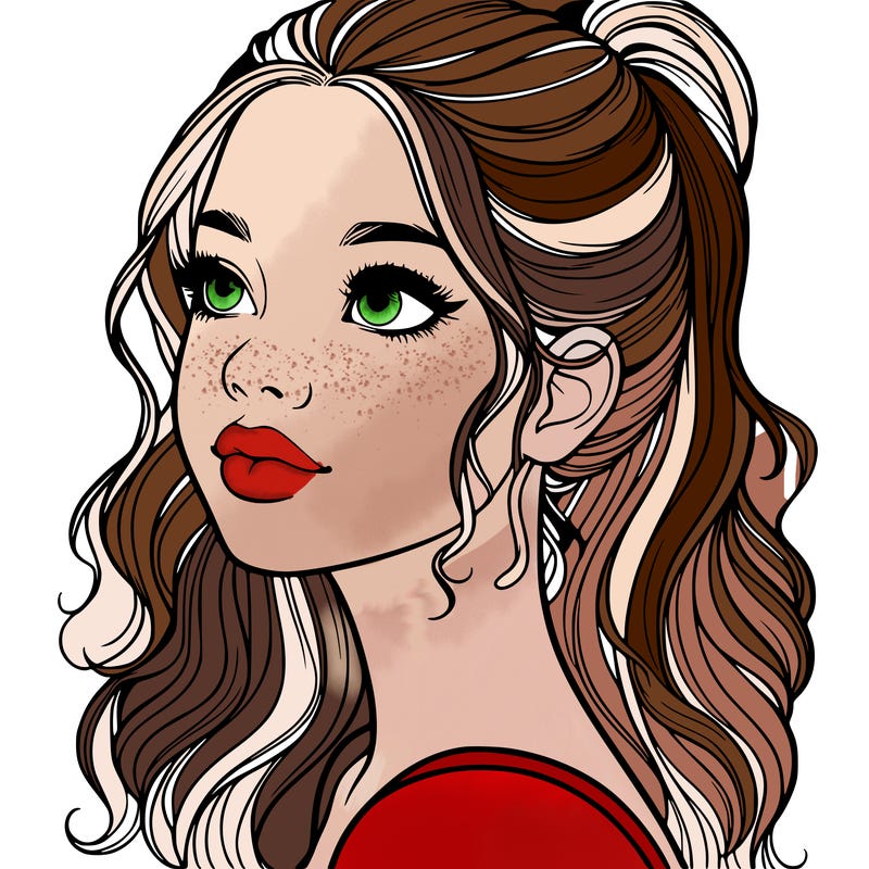 beautiful realistic girl