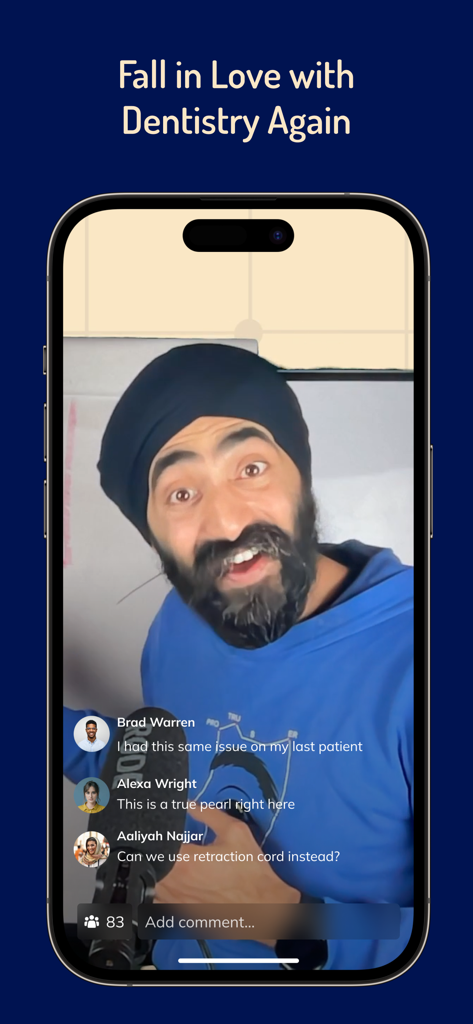 Protrusive Guidance - A live clinical dental masterclass with interactive community chat on the Protrusive Guidance app
