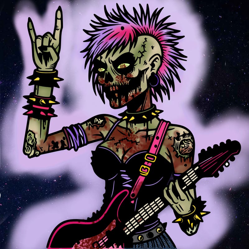 punk rock zombie queen