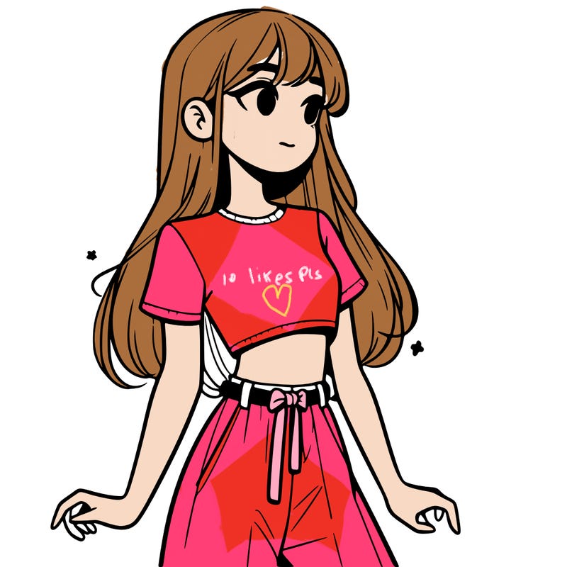 girl in a cute crop top