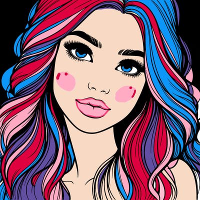 beautiful realistic girl