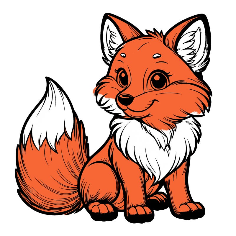 realistic fox