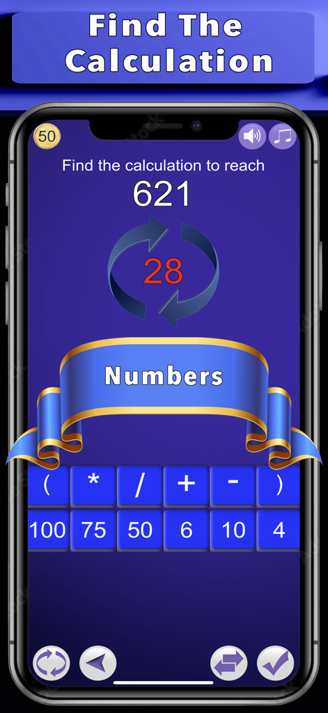 Letters and Numbers Countdown | Math & Word Brain Games